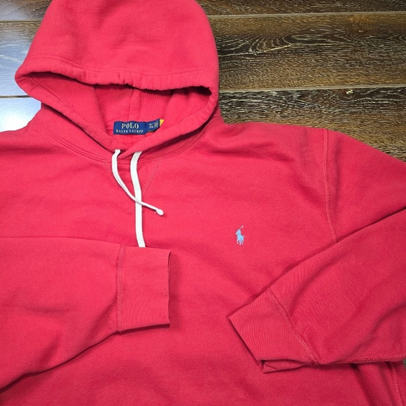 Polo Ralph Lauren Men's 2XLT Classic Popover Hoody Hoodie Starboard Red - Picture 1 of 7